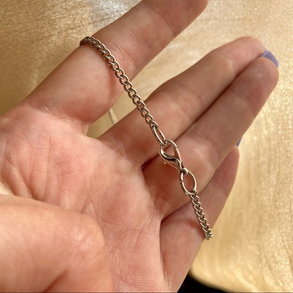 Handmade Iridescent Heart Necklace - Picture 5 of 5